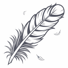 Obraz premium illustration of a feather