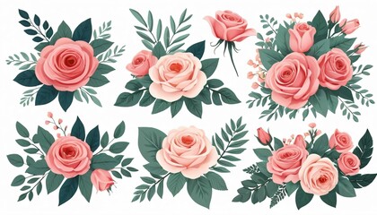 seamless pattern with roses