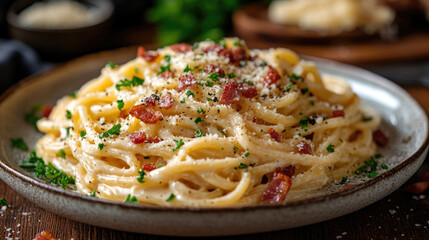 Creamy Carbonara Pasta Dish