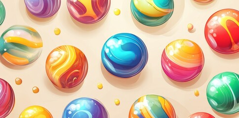 Christmas-themed seamless pattern wallpaper with decorative bells, perfect for the New Year holiday. It's a winter illustration suitable for December parties.