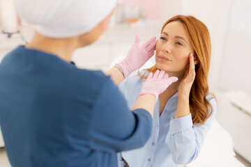 Expert beauty treatment session enhances radiance for a confident client in a tranquil spa...