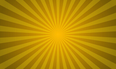 Obraz premium Golden radial burst background design