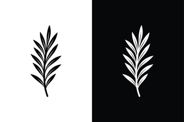 Obraz premium Tarragon Design. Iconic Herb and Spice Leaf for Culinary Creations