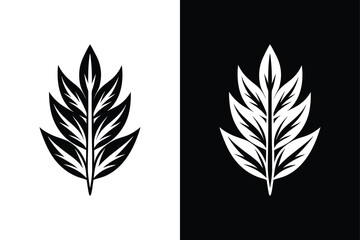 Obraz premium Tarragon Leaf Icon. Perfect Symbol for Herbs and Ingredients