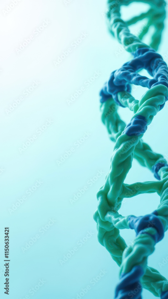 Poster A high-resolution image showcasing a strand of DNA with segments labeled for Semaglutide.