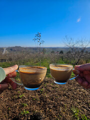 coffee time in nature