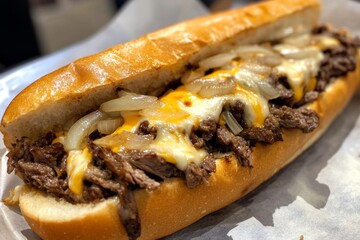 Philly Cheesesteak Sandwich - A Flavorful Culinary Delight