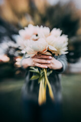 wedding bouquet of roses