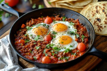 Scrumptious Spicy Scrambled Eggs with Beef