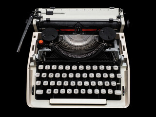 An antique typewriter. Elegance and style. How much labor was put into the production of such beautiful everyday objects.