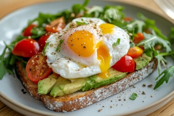 Avocado Toast with Poached Egg - A Healthy and Delicious Breakfast