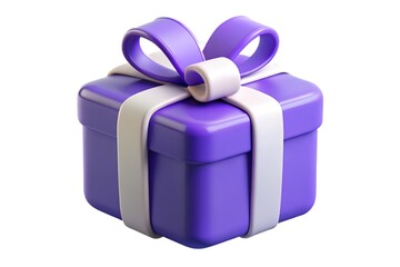 Realistic 3d Gift Boxes emoji icon on white background.