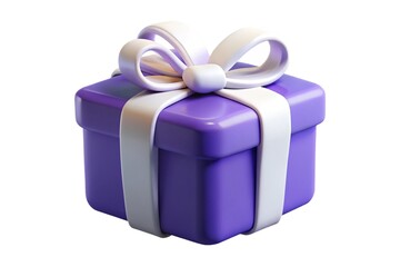 Realistic 3d Gift Boxes emoji icon on white background.