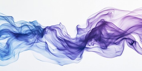 Fototapeta premium Swirling Purple Blue Smoke
