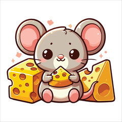 Cheese Flat Icon. Pixel Perfect. For Mobile and Web.