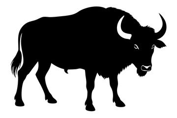 Buffalo Silhouette vector illustration