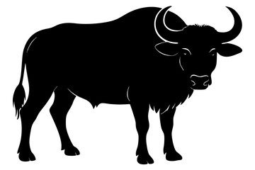 Buffalo Silhouette vector illustration