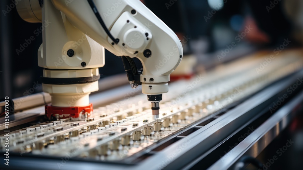 Poster robotic automation in advanced manufacturing process