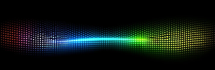 A vibrant, abstract wave design in medium sea green, pale green, and very dark blue, ideal for textures, backgrounds, or wallpapers.