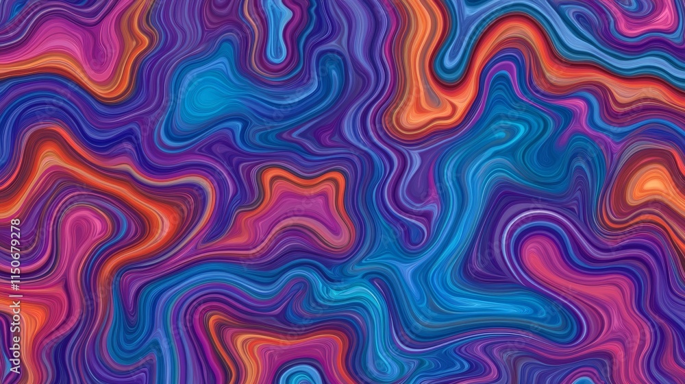 Poster a smooth gradient-filled digital background in current color trends