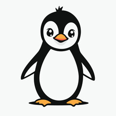 penguin on a white background