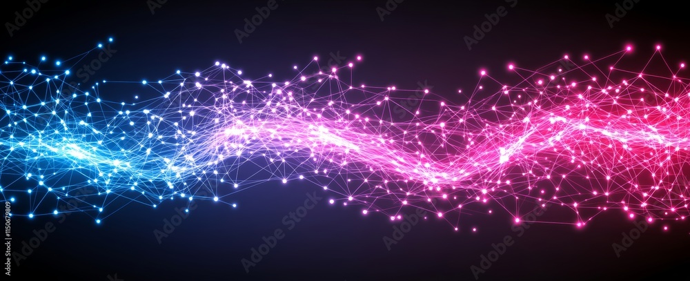 Poster abstract background with notes
