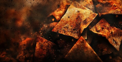 VIP Invitation template adorned with a gold polygon background