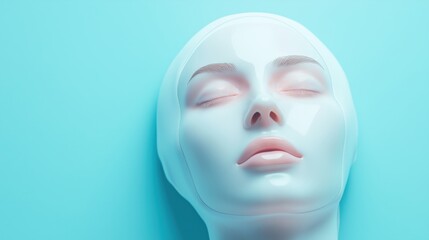 Futuristic telepathic enhancement pod concept for mind power boost