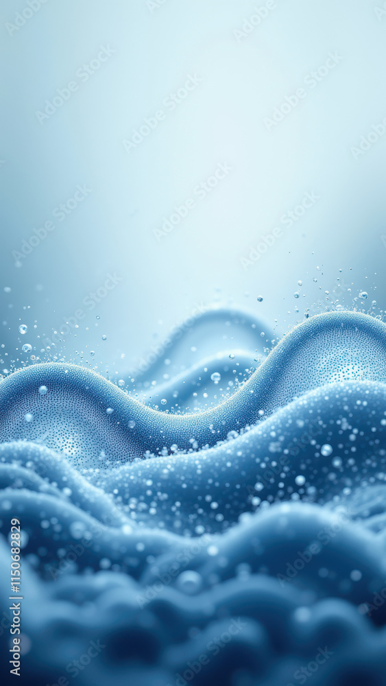 Poster a captivating image of semaglutide in its crystalline form with a blurred background.