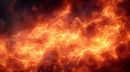 Blazing abstract image with flames in constant motion and vibrant energy picture