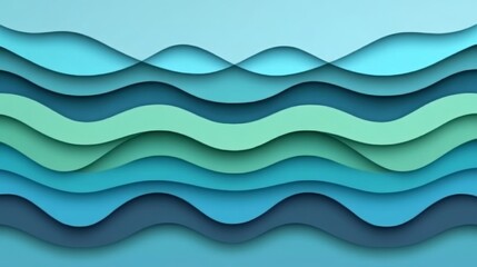 Fototapeta premium A soft blue and white wave backdrop, ideal for boosting the elegance of websites, presentations, and digital designs.