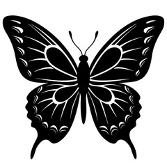 Butterfly Silhouette vector illustration