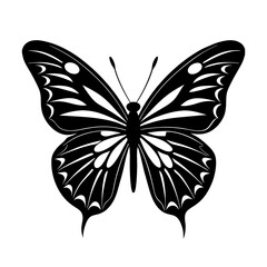 Butterfly Silhouette vector illustration