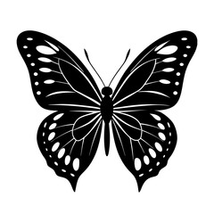 Butterfly Silhouette vector illustration