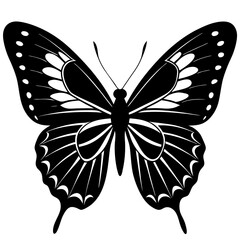 Butterfly Silhouette vector illustration