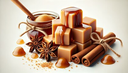 Indulge in the rich, buttery goodness of classic caramel cubes