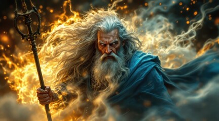 Epic All Powerful Old Wizard Man