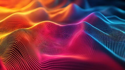 Technology-inspired abstract background with intricate computer-generated patterns