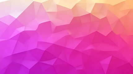 Obraz premium Abstract Pink and Yellow Geometric Polygon Background
