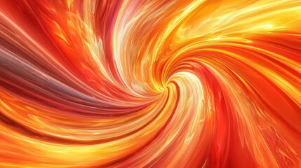 A swirling mix of colors resembling a lava flow, with reds, oranges, and yellows