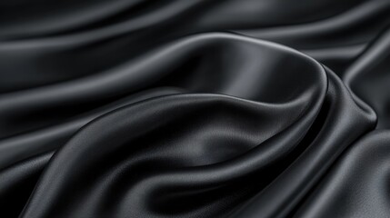 Obraz premium Black gradient background with soft light from one side