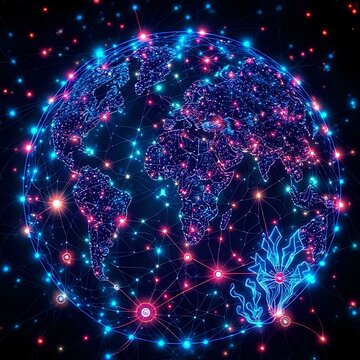 Galactic Quantum Internet Traffic