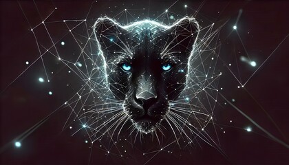 Where nature meets technology—Black Panther in a luminous 4K display
