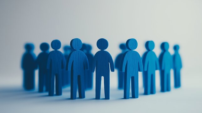 People unite into a group or business company. Perfect fit of teams. Searching new job candidates. Human resource management. Organization of work and distribution of responsibilities. Cooperation.