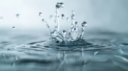 Water splash captured in high detail