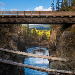 Canadian river crossing.