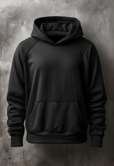 Mockup Black Hoodie