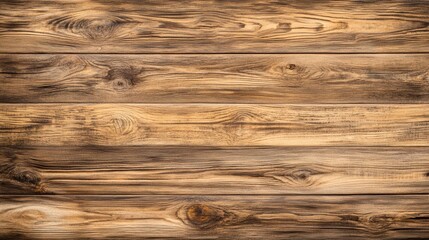 Naklejka premium Weathered aged wooden table with rustic imperfections and warm tones