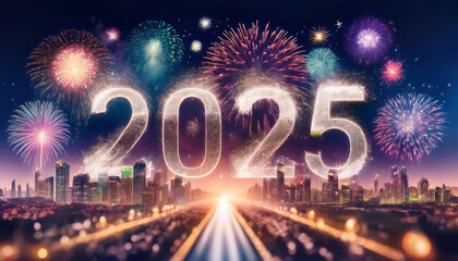 happy new year fireworks