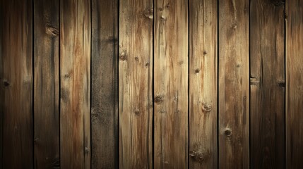 Naklejka premium Timeworn wooden surface with rugged grain and earthy tones